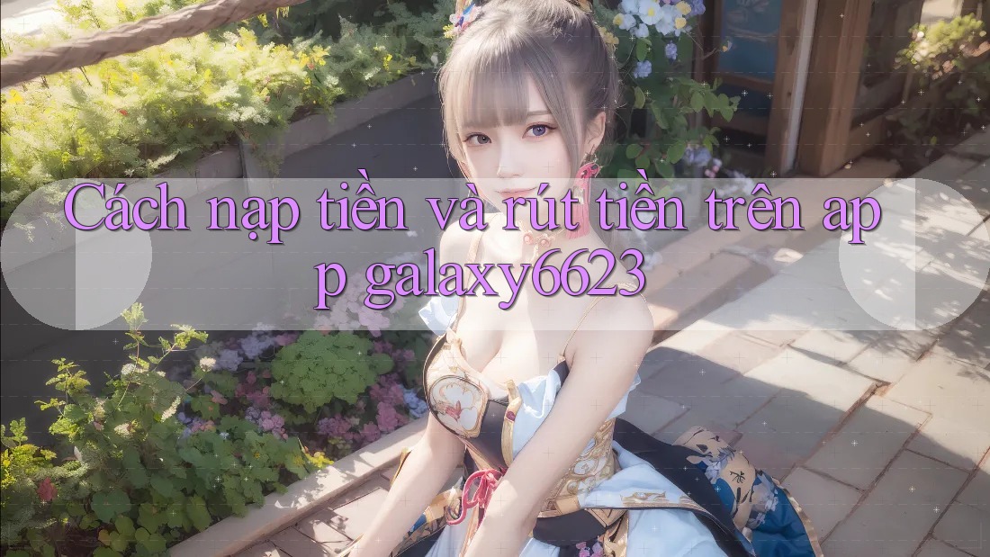 Cách nạp tiền và rút tiền trên app galaxy6623 Cách nạp tiền và rút tiền trên app galaxy6623