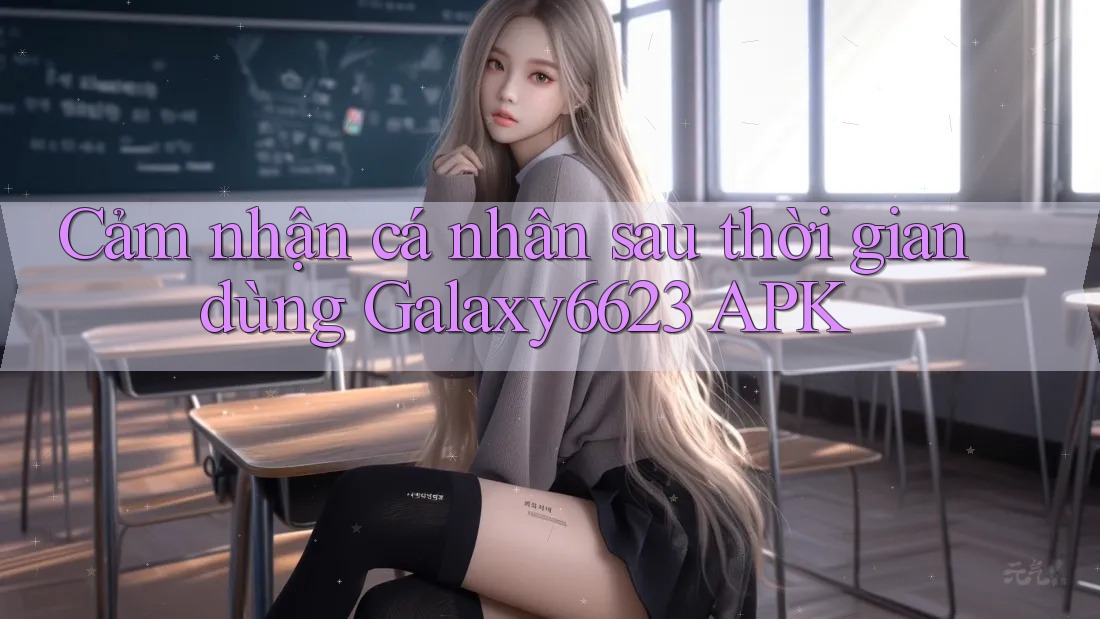 Cảm nhận cá nhân sau thời gian dùng Galaxy6623 APK Cảm nhận cá nhân sau thời gian dùng Galaxy6623 APK