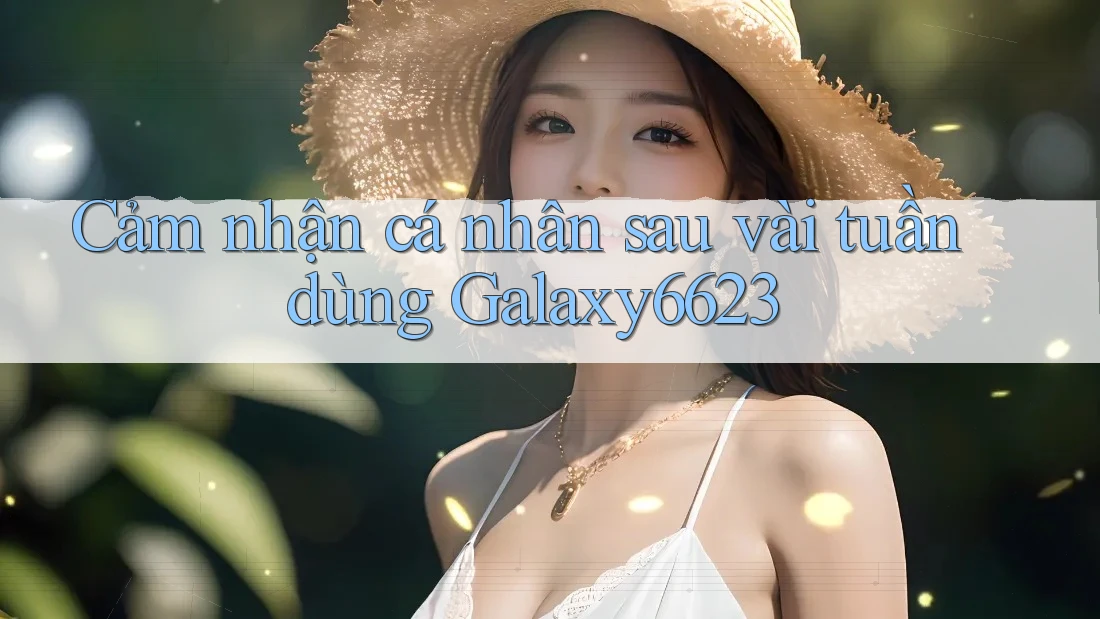 Cảm nhận cá nhân sau vài tuần dùng Galaxy6623 Cảm nhận cá nhân sau vài tuần dùng Galaxy6623