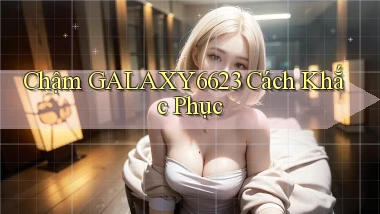 chậm galaxy6623 cách khắc phục