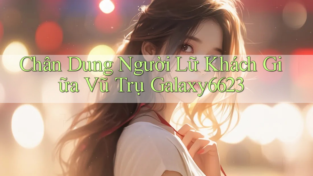 Chân Dung Người Lữ Khách Giữa Vũ Trụ Galaxy6623 Chân Dung Người Lữ Khách Giữa Vũ Trụ Galaxy6623