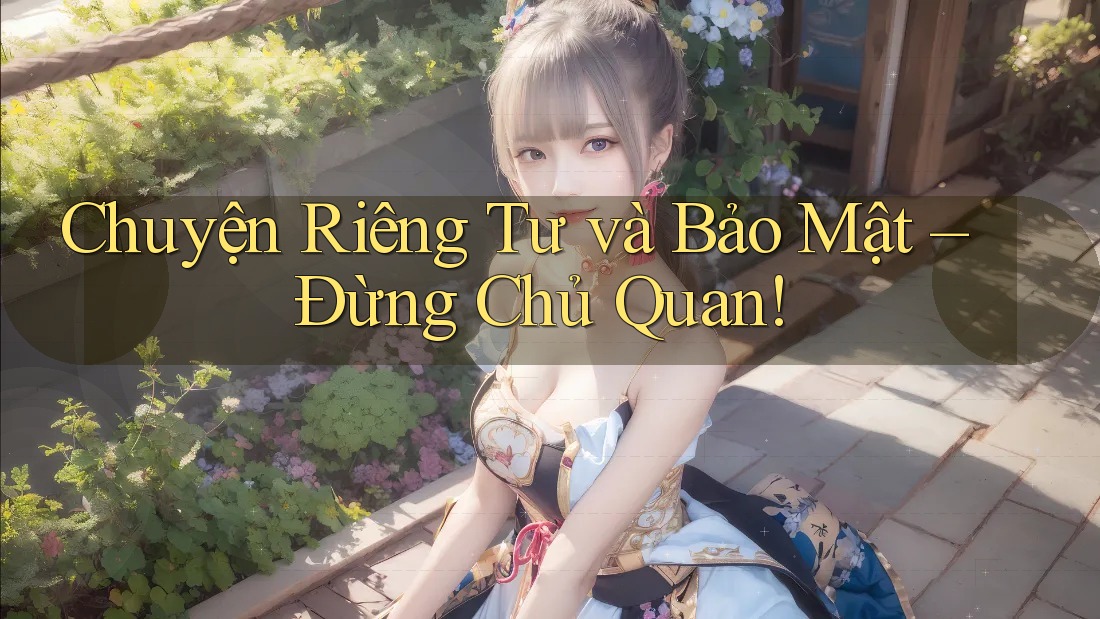 Chuyện Riêng Tư và Bảo Mật: Đừng Chủ Quan!