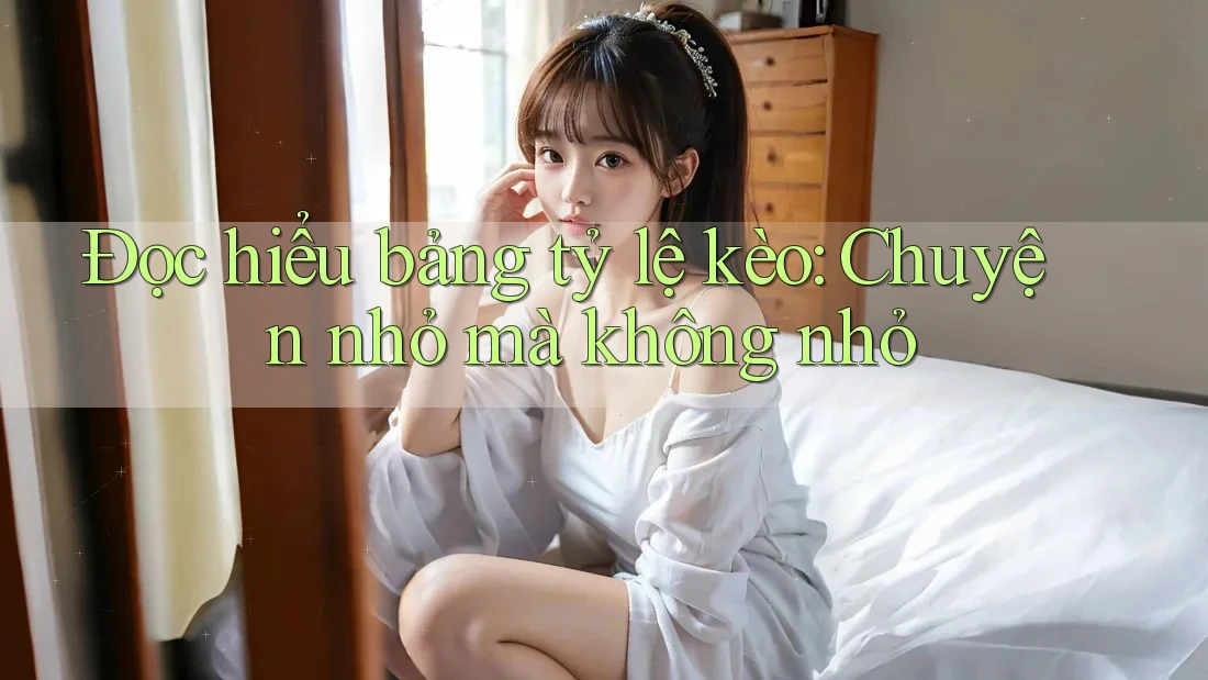 Đọc hiểu bảng tỷ lệ kèo: Chuyện nhỏ mà không nhỏ Đọc hiểu bảng tỷ lệ kèo: Chuyện nhỏ mà không nhỏ