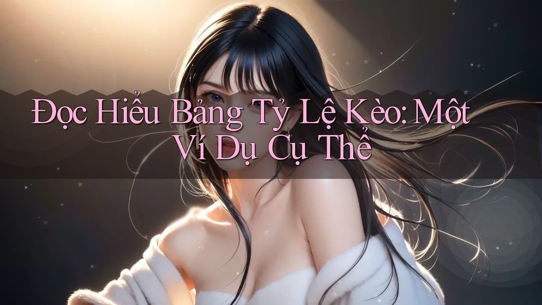 Đọc Hiểu Bảng Tỷ Lệ Kèo: Một Ví Dụ Cụ Thể