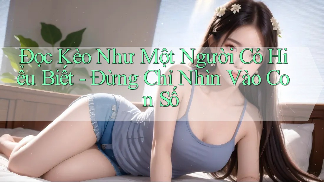 Đọc Kèo Như Một Người Có Hiểu Biết - Đừng Chỉ Nhìn Vào Con Số Đọc Kèo Như Một Người Có Hiểu Biết - Đừng Chỉ Nhìn Vào Con Số