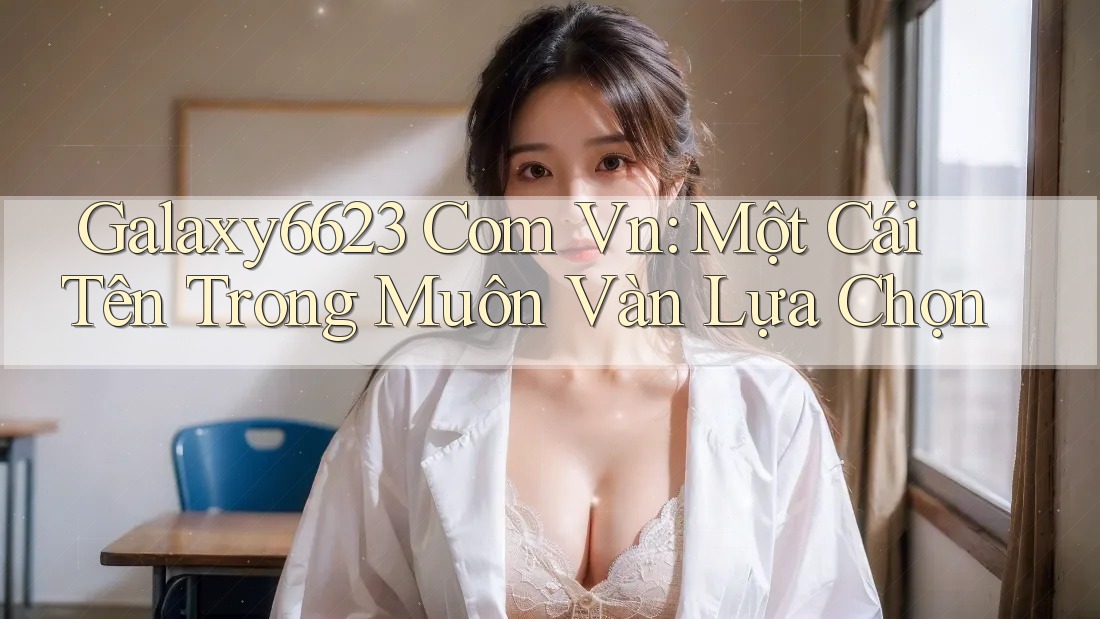 Galaxy6623 Com Vn: Một Cái Tên Trong Muôn Vàn Lựa Chọn Galaxy6623 Com Vn: Một Cái Tên Trong Muôn Vàn Lựa Chọn