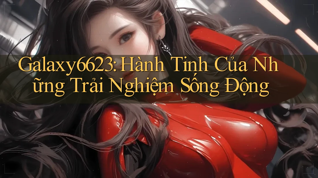 Galaxy6623: Hành Tinh Của Những Trải Nghiệm Sống Động Galaxy6623: Hành Tinh Của Những Trải Nghiệm Sống Động