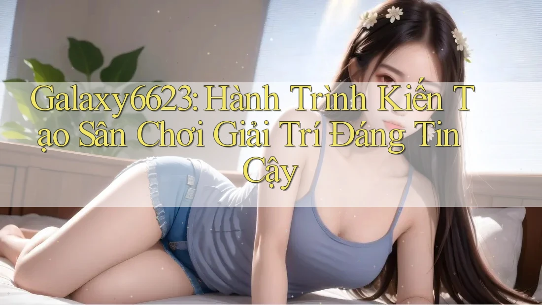 Galaxy6623: Hành Trình Kiến Tạo Sân Chơi Giải Trí Đáng Tin Cậy Galaxy6623: Hành Trình Kiến Tạo Sân Chơi Giải Trí Đáng Tin Cậy