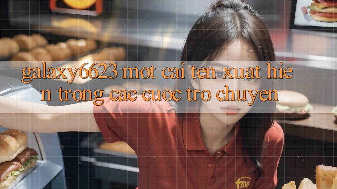 “Galaxy6623” – Một Cái Tên Xuất Hiện Trong Các Cuộc Trò Chuyện “Galaxy6623” – Một Cái Tên Xuất Hiện Trong Các Cuộc Trò Chuyện