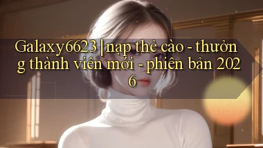 Galaxy6623 nạp thẻ cào   thưởng thành viên mới   phiên bản 2026
