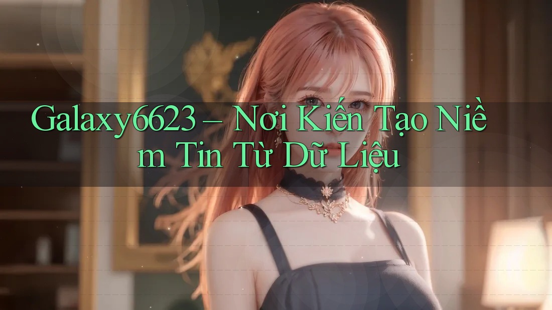 Galaxy6623 – Nơi Kiến Tạo Niềm Tin Từ Dữ Liệu Galaxy6623 – Nơi Kiến Tạo Niềm Tin Từ Dữ Liệu