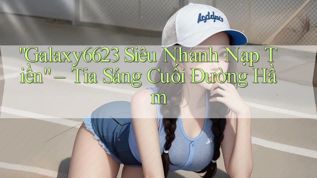 “Galaxy6623 Siêu Nhanh Nạp Tiền” – Tia Sáng Cuối Đường Hầm “Galaxy6623 Siêu Nhanh Nạp Tiền” – Tia Sáng Cuối Đường Hầm
