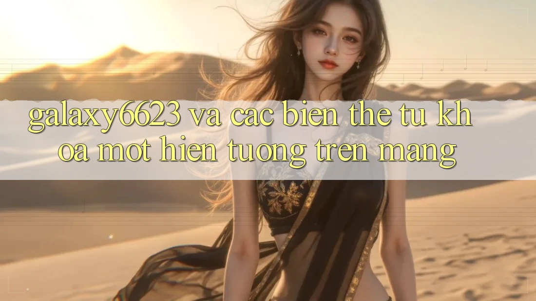 “Galaxy6623” Và Các Biến Thể Từ Khóa: Một Hiện Tượng Trên Mạng “Galaxy6623” Và Các Biến Thể Từ Khóa: Một Hiện Tượng Trên Mạng