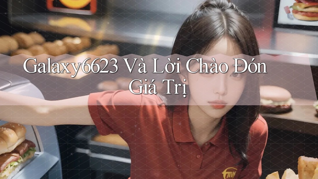 Galaxy6623 Và Lời Chào Đón Giá Trị Galaxy6623 Và Lời Chào Đón Giá Trị
