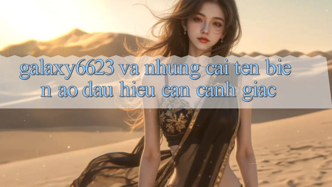 “Galaxy6623” và Những Cái Tên Biến Ảo: Dấu Hiệu Cần Cảnh Giác “Galaxy6623” và Những Cái Tên Biến Ảo: Dấu Hiệu Cần Cảnh Giác