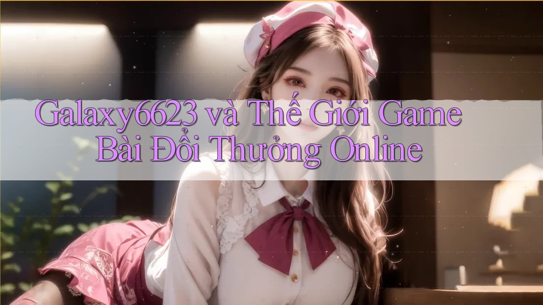 Galaxy6623 và Thế Giới Game Bài Đổi Thưởng Online