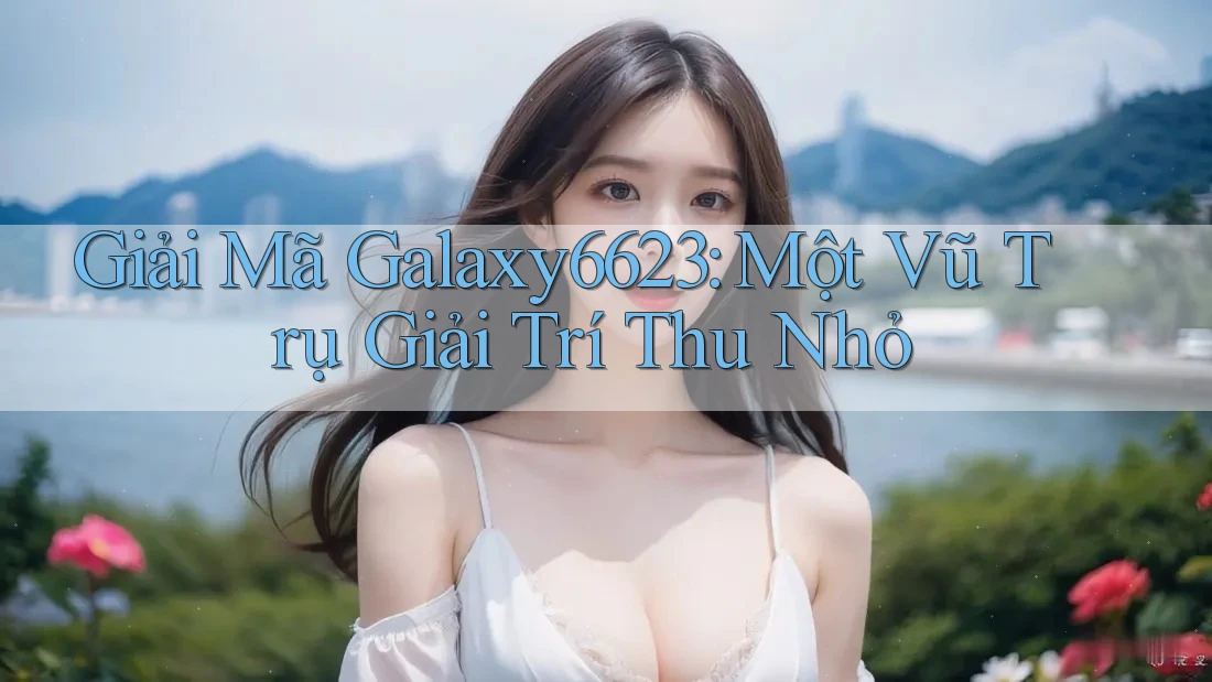 Giải Mã Galaxy6623: Một Vũ Trụ Giải Trí Thu Nhỏ Giải Mã Galaxy6623: Một Vũ Trụ Giải Trí Thu Nhỏ