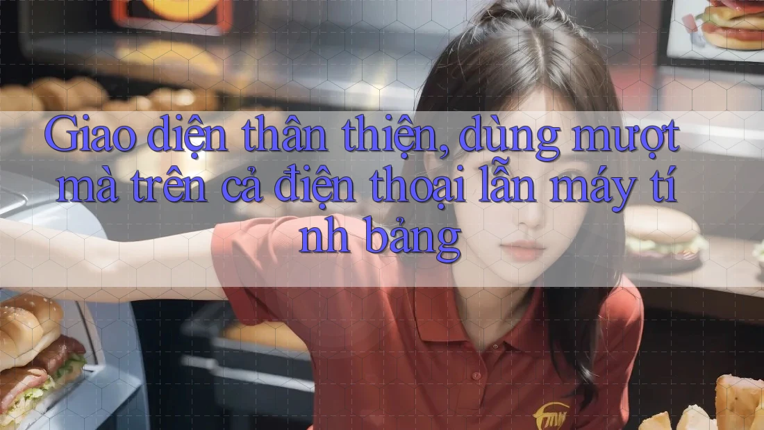 Giao diện thân thiện, dùng mượt mà trên cả điện thoại lẫn máy tính bảng