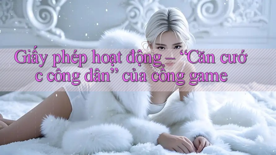 Giấy phép hoạt động – “Căn cước công dân” của cổng game Giấy phép hoạt động – “Căn cước công dân” của cổng game
