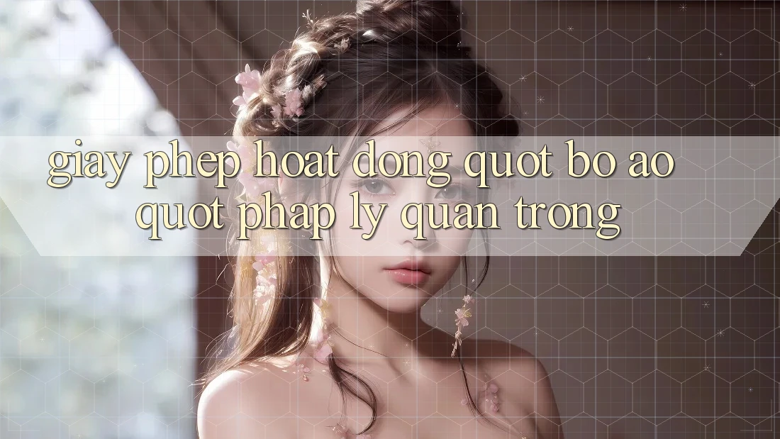 Giấy Phép Hoạt Động – " Bộ Áo" Pháp Lý Quan Trọng