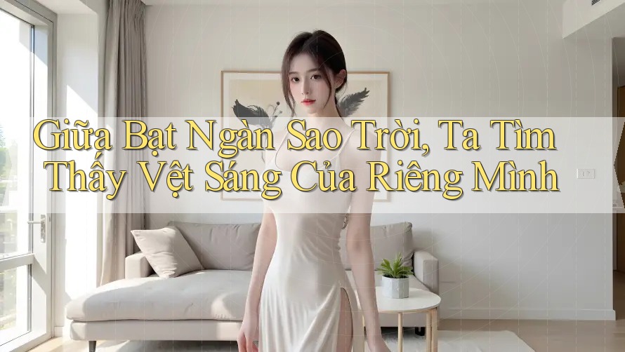 Giữa Bạt Ngàn Sao Trời, Ta Tìm Thấy Vệt Sáng Của Riêng Mình Giữa Bạt Ngàn Sao Trời, Ta Tìm Thấy Vệt Sáng Của Riêng Mình