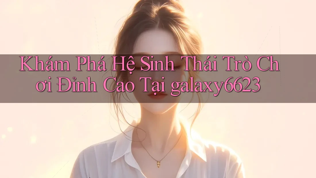 Khám Phá Hệ Sinh Thái Trò Chơi Đỉnh Cao Tại galaxy6623 Khám Phá Hệ Sinh Thái Trò Chơi Đỉnh Cao Tại galaxy6623