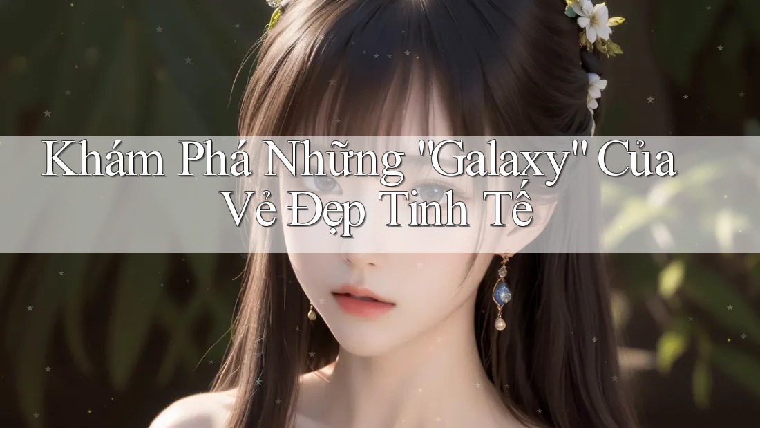 Khám Phá Những “Galaxy” Của Vẻ Đẹp Tinh Tế Khám Phá Những “Galaxy” Của Vẻ Đẹp Tinh Tế