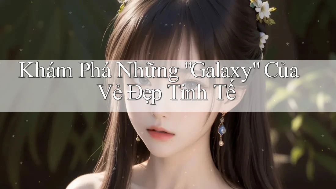 Khám Phá Những “Galaxy” Của Vẻ Đẹp Tinh Tế Khám Phá Những “Galaxy” Của Vẻ Đẹp Tinh Tế