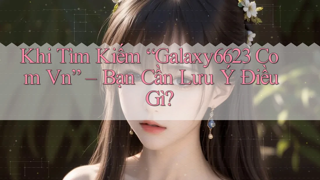 Khi Tìm Kiếm “Galaxy6623 Com Vn” – Bạn Cần Lưu Ý Điều Gì? Khi Tìm Kiếm “Galaxy6623 Com Vn” – Bạn Cần Lưu Ý Điều Gì?