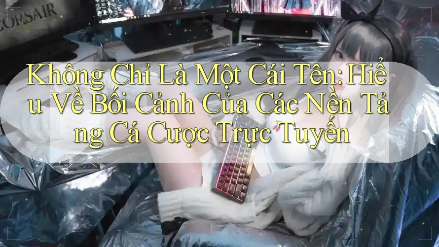 Không Chỉ Là Một Cái Tên: Hiểu Về Bối Cảnh Của Các Nền Tảng Cá Cược Trực Tuyến Không Chỉ Là Một Cái Tên: Hiểu Về Bối Cảnh Của Các Nền Tảng Cá Cược Trực Tuyến