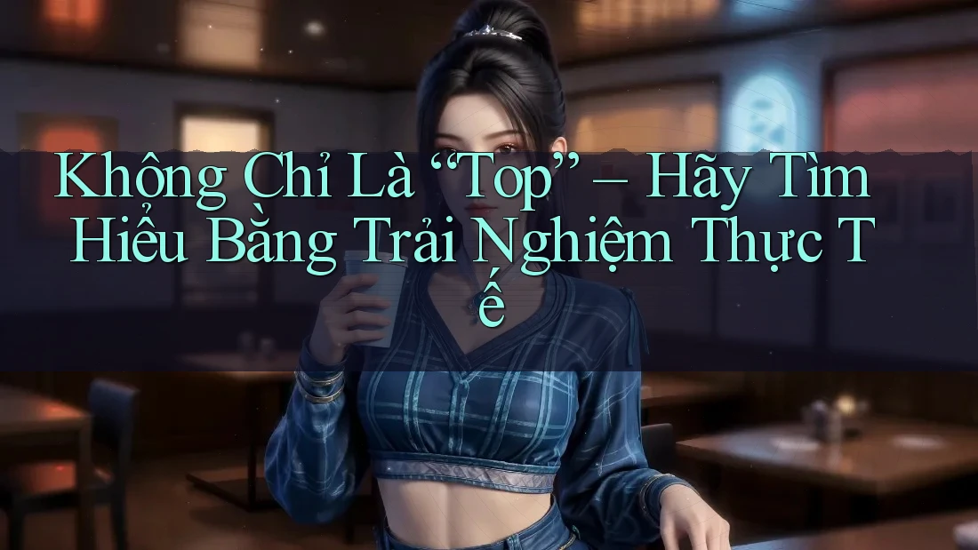 Không Chỉ Là “Top” – Hãy Tìm Hiểu Bằng Trải Nghiệm Thực Tế Không Chỉ Là “Top” – Hãy Tìm Hiểu Bằng Trải Nghiệm Thực Tế