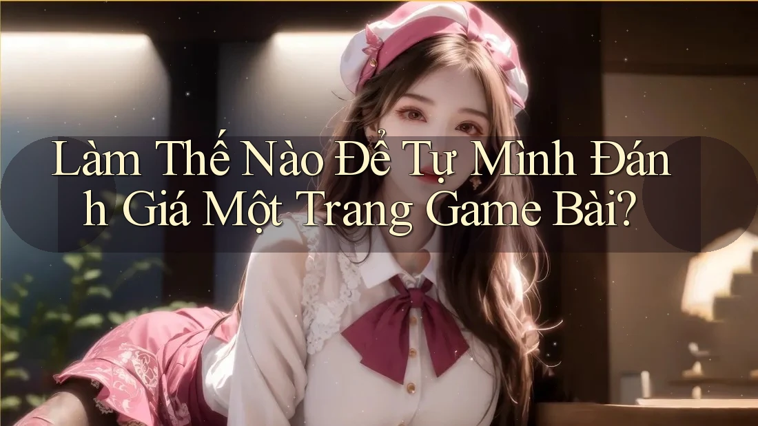 Làm Thế Nào Để Tự Mình Đánh Giá Một Trang Game Bài? Làm Thế Nào Để Tự Mình Đánh Giá Một Trang Game Bài?