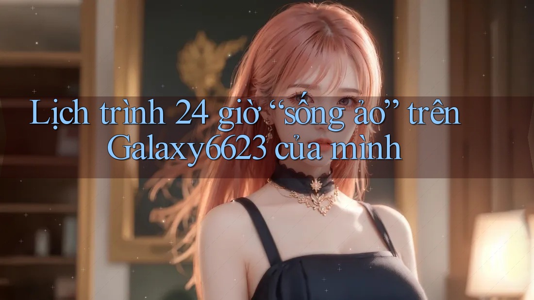 Lịch trình 24 giờ “sống ảo” trên Galaxy6623 của mình Lịch trình 24 giờ “sống ảo” trên Galaxy6623 của mình