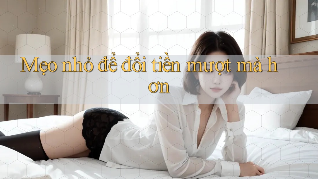 Mẹo nhỏ để đổi tiền mượt mà hơn Mẹo nhỏ để đổi tiền mượt mà hơn