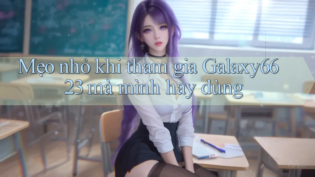 Mẹo nhỏ khi tham gia Galaxy6623 mà mình hay dùng Mẹo nhỏ khi tham gia Galaxy6623 mà mình hay dùng