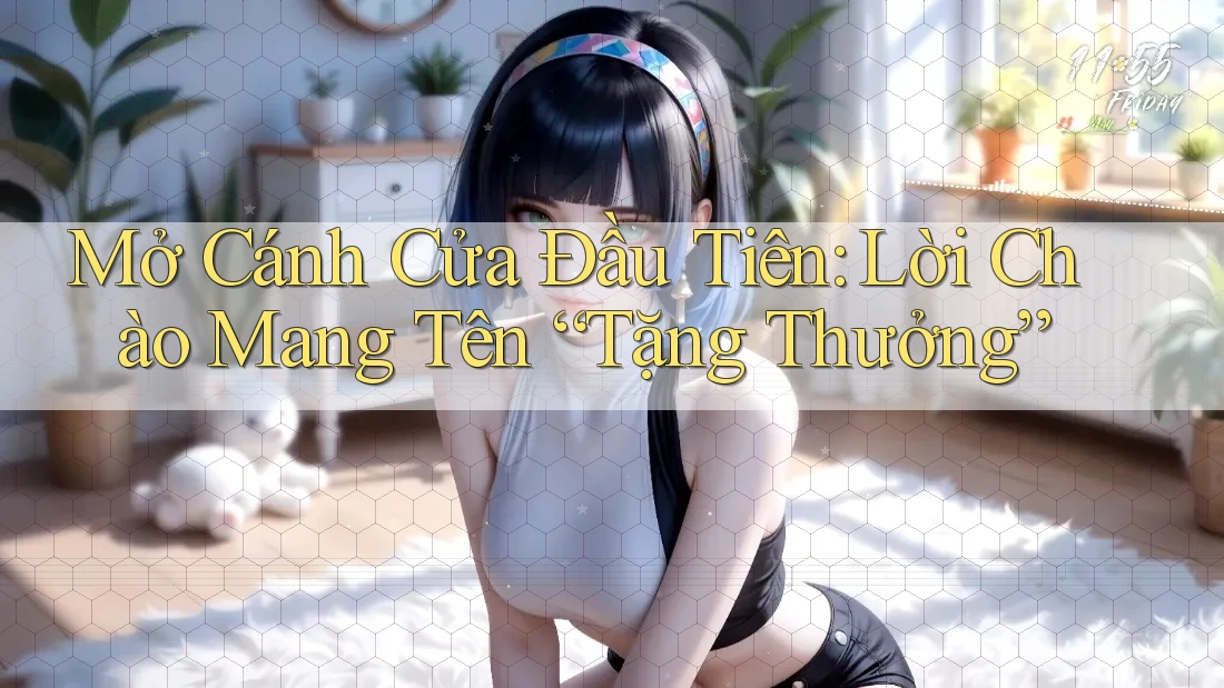 Mở Cánh Cửa Đầu Tiên: Lời Chào Mang Tên “Tặng Thưởng” Mở Cánh Cửa Đầu Tiên: Lời Chào Mang Tên “Tặng Thưởng”