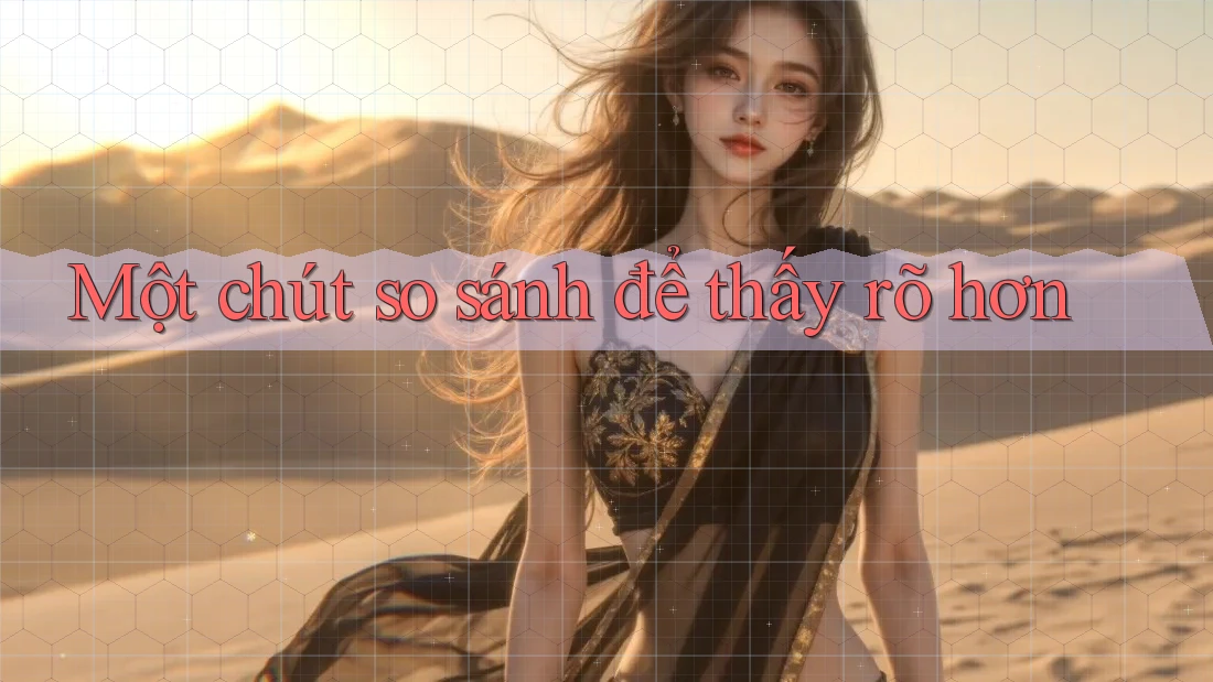 Một Chút So Sánh Để Thấy Rõ Hơn Một Chút So Sánh Để Thấy Rõ Hơn