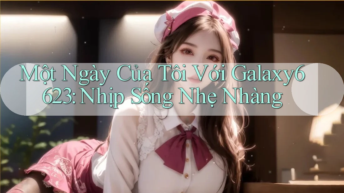 Một Ngày Của Tôi Với Galaxy6623: Nhịp Sống Nhẹ Nhàng Một Ngày Của Tôi Với Galaxy6623: Nhịp Sống Nhẹ Nhàng