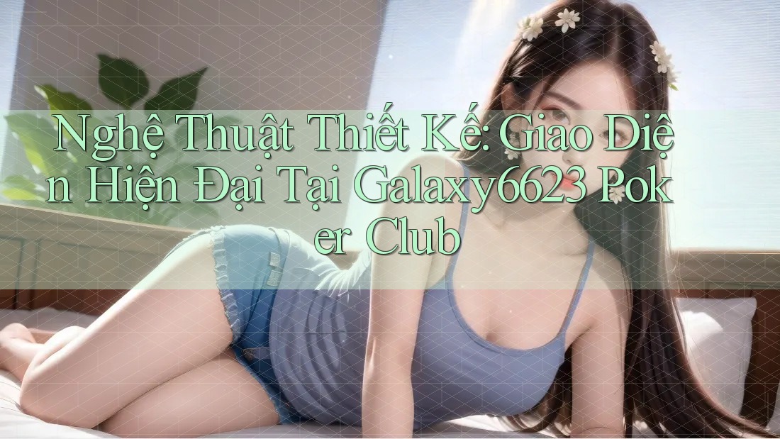 Nghệ Thuật Thiết Kế: Giao Diện Hiện Đại Tại Galaxy6623 Poker Club Nghệ Thuật Thiết Kế: Giao Diện Hiện Đại Tại Galaxy6623 Poker Club