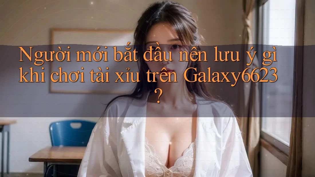 Người mới bắt đầu nên lưu ý gì khi chơi tài xỉu trên Galaxy6623?