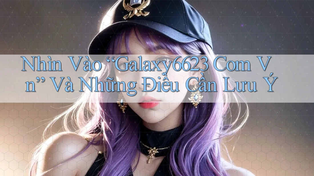 Nhìn Vào “Galaxy6623 Com Vn” Và Những Điều Cần Lưu Ý Nhìn Vào “Galaxy6623 Com Vn” Và Những Điều Cần Lưu Ý