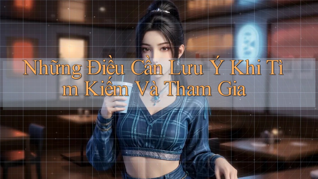 Những điều cần lưu ý khi tìm kiếm và tham gia Những điều cần lưu ý khi tìm kiếm và tham gia