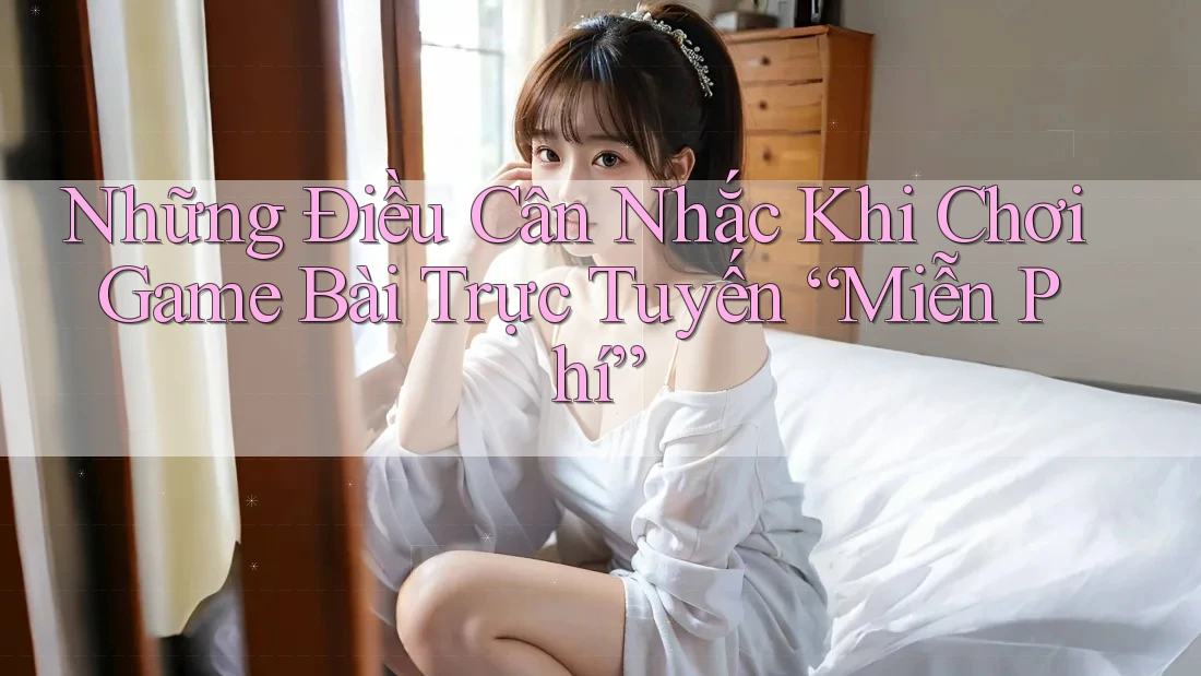 Những Điều Cân Nhắc Khi Chơi Game Bài Trực Tuyến “Miễn Phí” Những Điều Cân Nhắc Khi Chơi Game Bài Trực Tuyến “Miễn Phí”