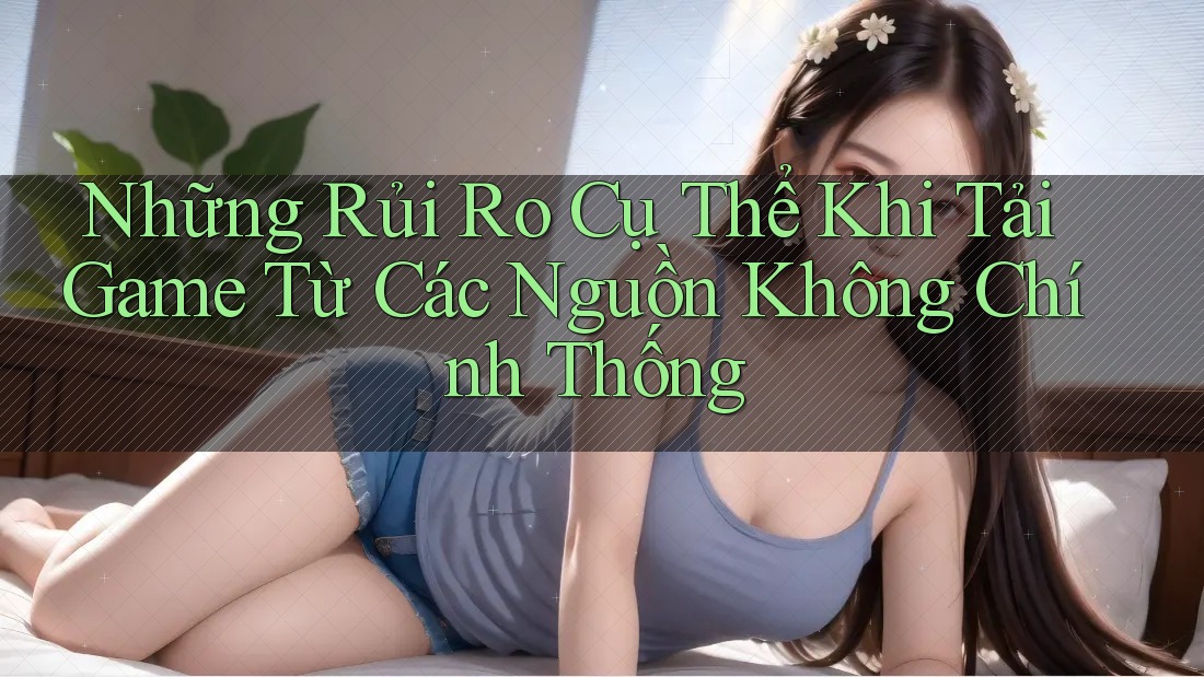 Những Rủi Ro Cụ Thể Khi Tải Game Từ Các Nguồn Không Chính Thống