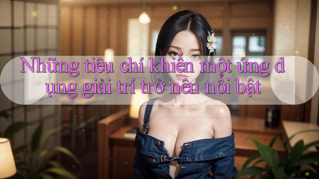 Những tiêu chí khiến một ứng dụng giải trí trở nên nổi bật Những tiêu chí khiến một ứng dụng giải trí trở nên nổi bật