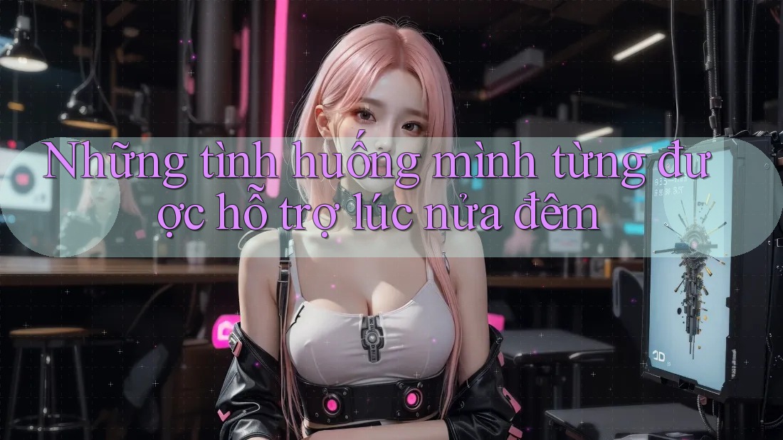 Những tình huống mình từng được hỗ trợ lúc nửa đêm