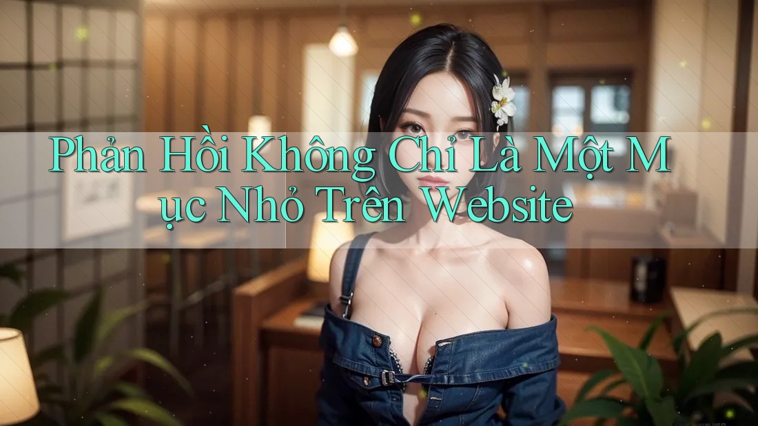 Phản Hồi Không Chỉ Là Một Mục Nhỏ Trên Website Phản Hồi Không Chỉ Là Một Mục Nhỏ Trên Website