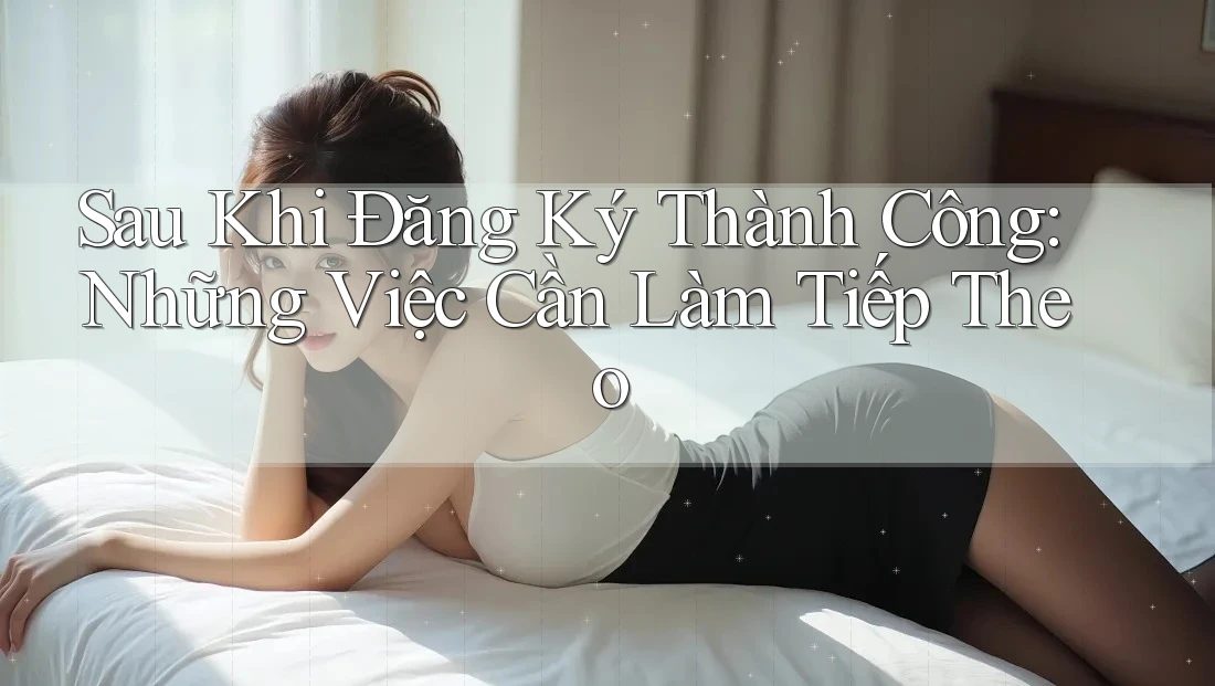 Sau Khi Đăng Ký Thành Công: Những Việc Cần Làm Tiếp Theo