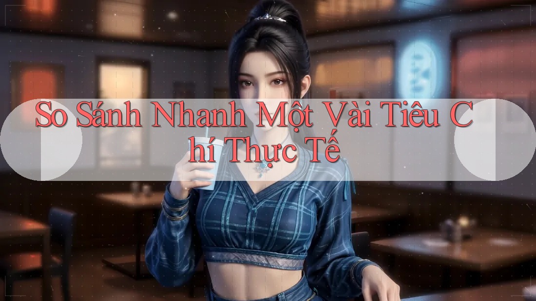 So sánh nhanh một vài tiêu chí thực tế So sánh nhanh một vài tiêu chí thực tế