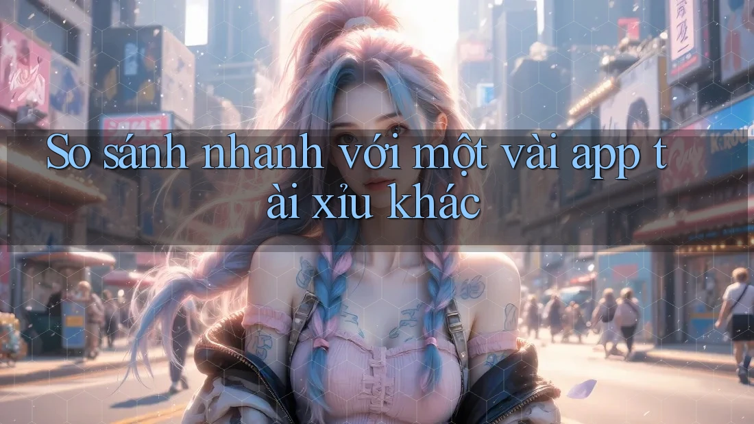So sánh nhanh với một vài app tài xỉu khác So sánh nhanh với một vài app tài xỉu khác